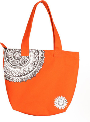

Orange Bunch Women Casual Orange Canvas Shoulder Bag