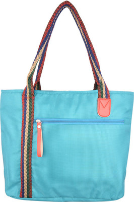 

The Bag Zone Women Casual Blue Nylon Shoulder Bag