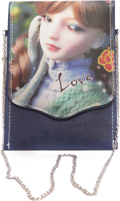 

Genpurs Girls Casual Multicolor Velvet Sling Bag