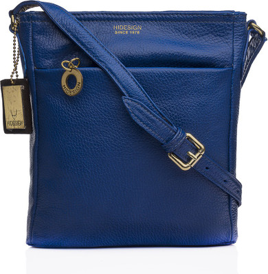 

Hidesign Women Formal Blue Genuine Leather Sling Bag