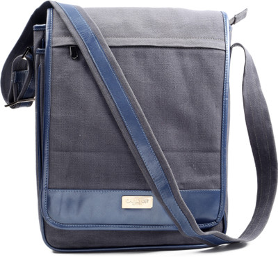 

Carlton London Men & Women Casual Grey, Blue Sling Bag, Blue;grey