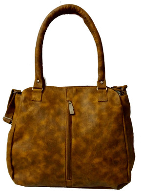 

Craveforit Girls Casual Tan PU Sling Bag