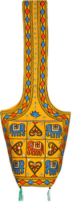 

Rajrang Women Casual Yellow, Blue, Red Cotton Sling Bag, Blue;red;yellow
