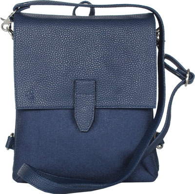 

Walletsnbags Messenger Bag(Blue)