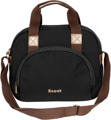 

Scout Men & Women Casual Black Canvas Sling Bag