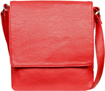 

Louise Belgium Women Casual Red Leatherette Sling Bag