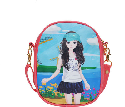 Hawai Women Casual Blue PU Sling Bag