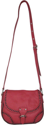 

Indostyle Girls Casual Purple Genuine Leather Sling Bag