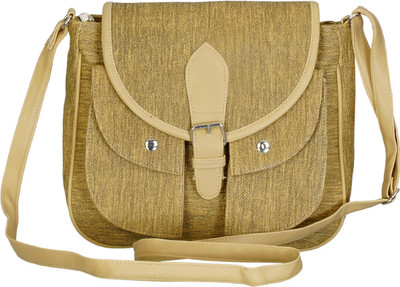 

Belladona Women Casual Beige PU Sling Bag
