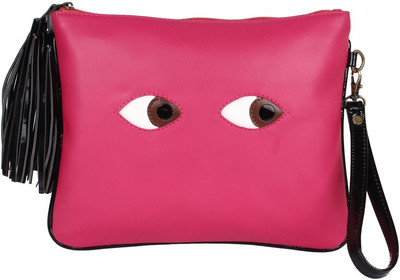 

Pretty Things Women Casual Pink, Black PU Sling Bag, Black;pink