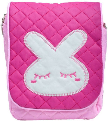 

Hawai Girls Casual Pink Cotton Sling Bag