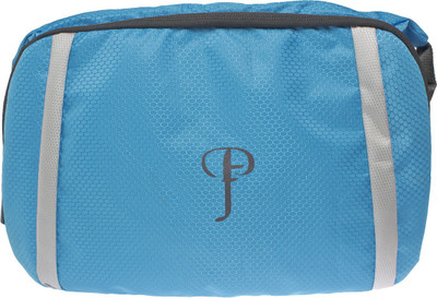 

Purple Feather Men Casual Blue Nylon Sling Bag