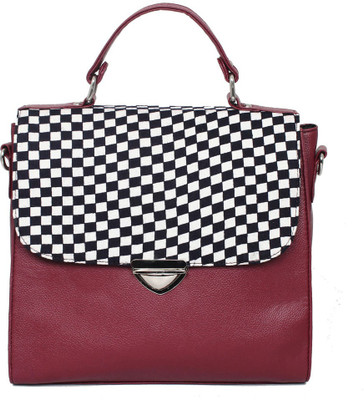 

Borsavela Women Casual Red PU Sling Bag