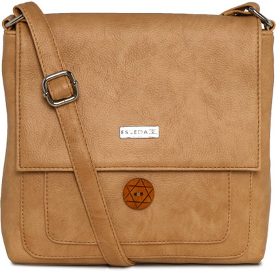 

Esbeda Women Casual Beige PU Sling Bag