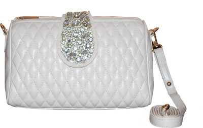 

Aazi Women Casual Beige PU Sling Bag