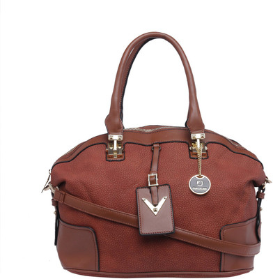 Fur Jaden Women Casual Brown PU Hand-held Bag