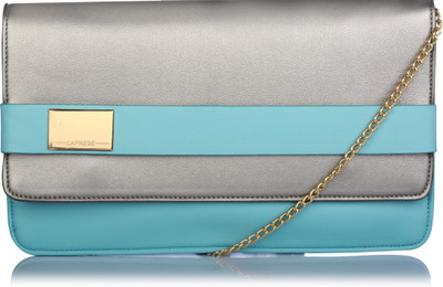 

Caprese Women Evening/Party Green Leatherette Sling Bag