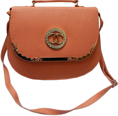 

Navaksha Women Pink PU Sling Bag