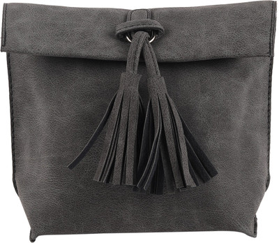

Tamirha Women Black Rexine Sling Bag