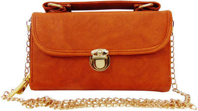 

Estoss Women Casual Brown PU Sling Bag