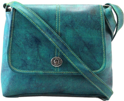 

Evookey Girls Casual Blue PU Sling Bag