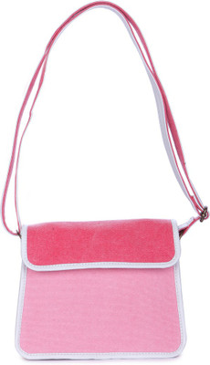

Matchbox Maison Women Casual Pink Genuine Leather Sling Bag