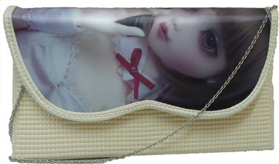 

Berries Women Evening/Party White PU Shoulder Bag
