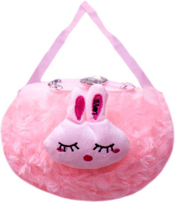 AARIP Girls Pink Velvet Sling Bag available at flipkart for Rs.140