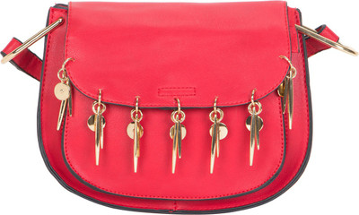 

Crawler Girls Casual Red Leatherette Sling Bag