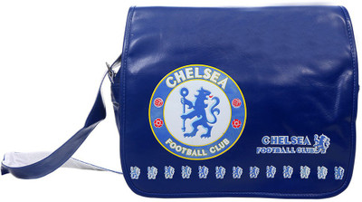

Merchanteshop Men Casual Blue Leatherette Sling Bag