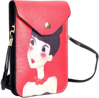 

Hawai Women Casual Red PU Sling Bag