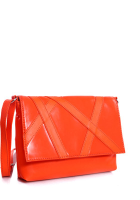 

Adaira Girls Casual Orange PU Sling Bag