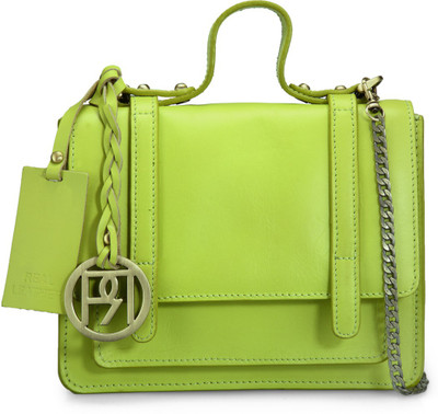 

Phive Rivers Women Evening/Party Green Genuine Leather Sling Bag