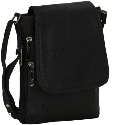 

MIPEMINE Girls Casual Black PU Sling Bag