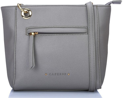 

Caprese Women Casual Grey Leatherette Sling Bag