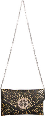 

Starz Women Evening/Party Black PU Sling Bag