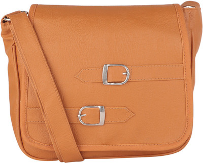 

Ritupal Collection Women Casual Tan PU Shoulder Bag
