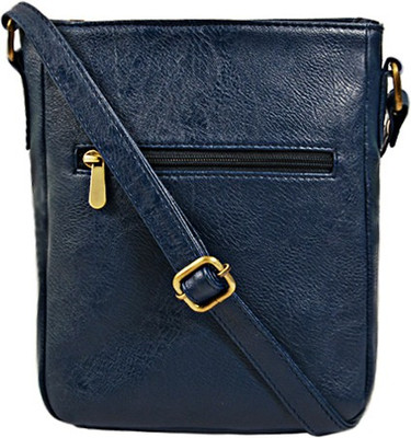 

Bagsy Malone Women Formal Blue PU Sling Bag