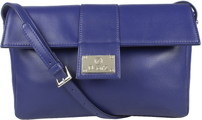

Osaiz Women Casual Blue PU Sling Bag