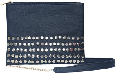 

Glitter Glory Women Casual Black Leatherette Sling Bag