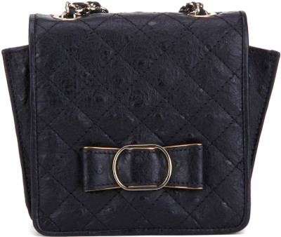 

Da Milano Women Casual Black Sling Bag