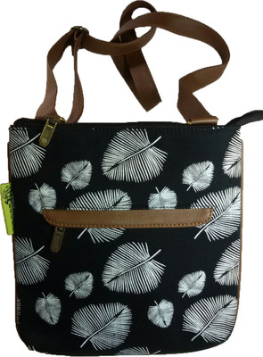 

Baabo Girls Casual Black Canvas Sling Bag