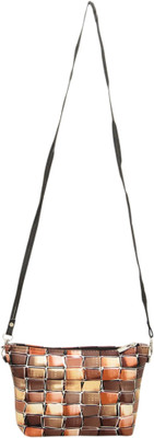 

Heels & Handles Women Casual Multicolor PU Sling Bag