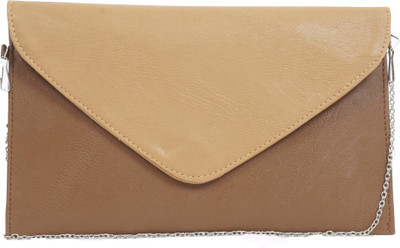 

Igypsy Girls Evening/Party Brown Leatherette Shoulder Bag