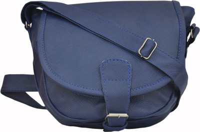 

Solly Women Casual Blue PU Sling Bag