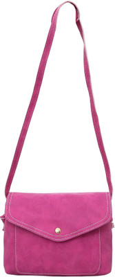 

Heels & Handles Women Casual Pink PU Sling Bag