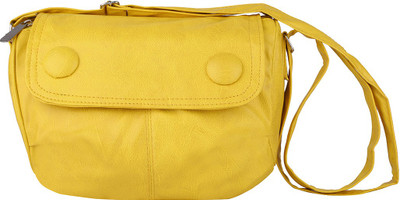 

Estoss Women Casual Yellow PU Sling Bag
