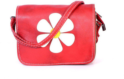 

Frosty Fashion Women Casual Maroon PU Sling Bag
