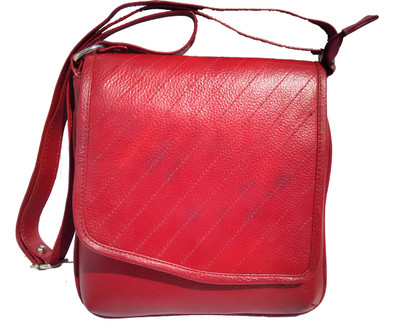 Pranjali Men & Women Casual Red Genuine Leather Sling Bag