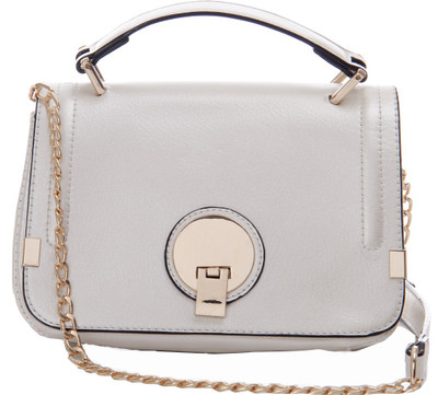 

GLAM DIVA Women Casual White PU Sling Bag